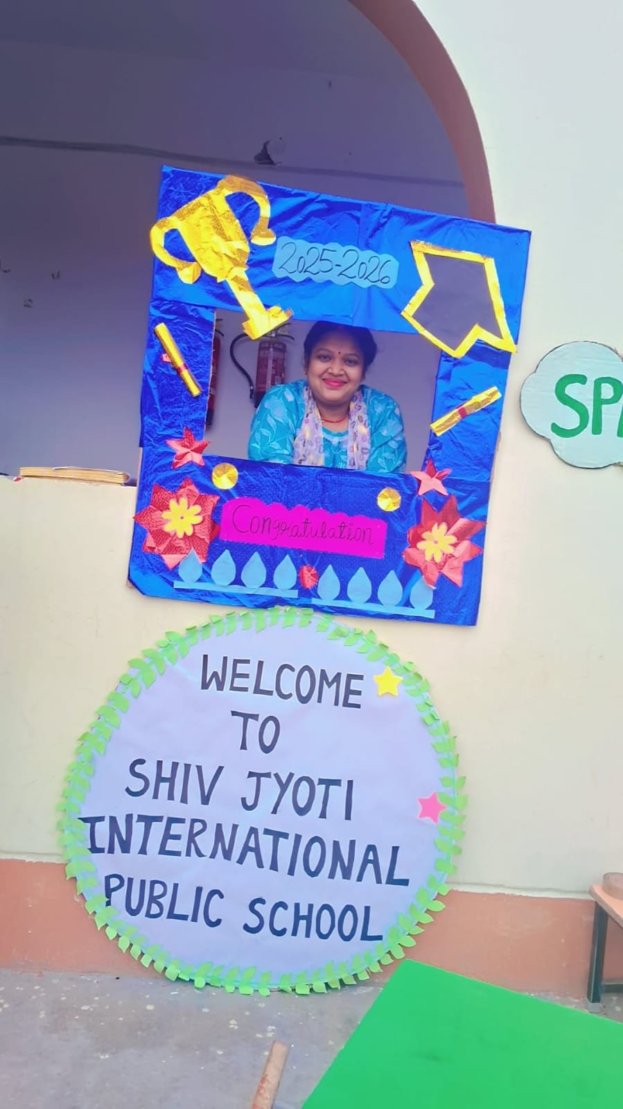 First day at school for new students at SJIPS Sheetalpur